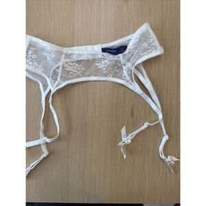 Journelle 294622 Women Allegra Suspender Belt White Size XS Xx1397